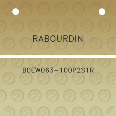 rabourdin-b0ew063-100p2s1r