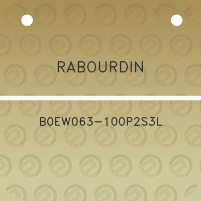 rabourdin-b0ew063-100p2s3l