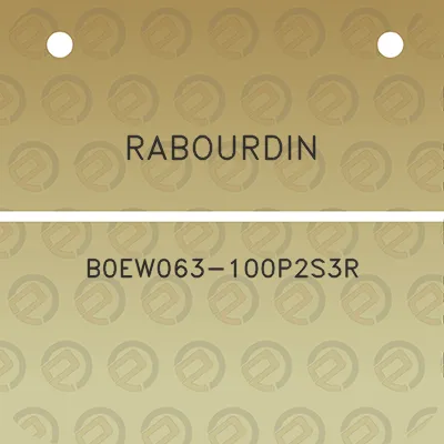 rabourdin-b0ew063-100p2s3r