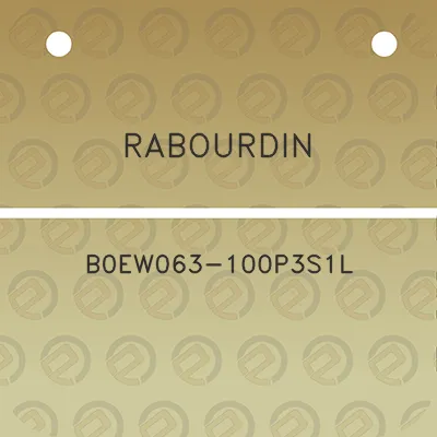 rabourdin-b0ew063-100p3s1l