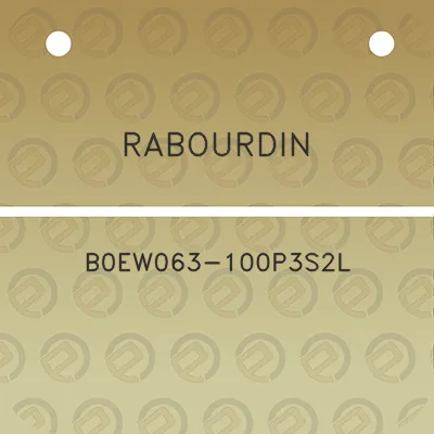 rabourdin-b0ew063-100p3s2l