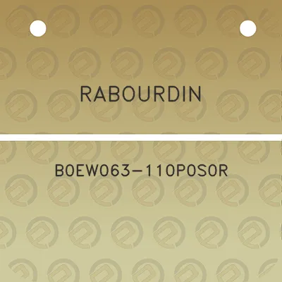 rabourdin-b0ew063-110p0s0r