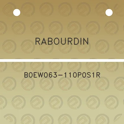 rabourdin-b0ew063-110p0s1r