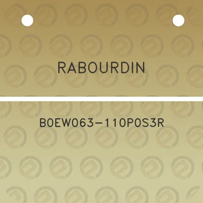 rabourdin-b0ew063-110p0s3r