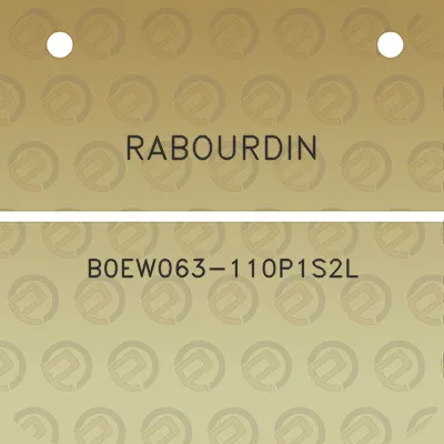 rabourdin-b0ew063-110p1s2l