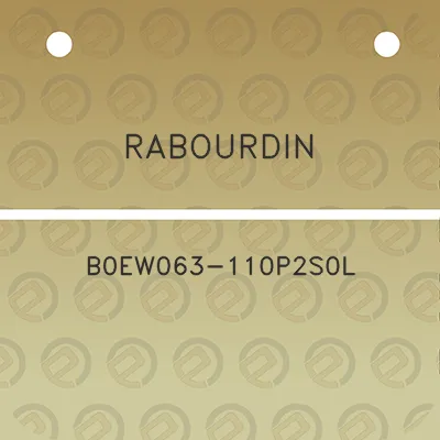 rabourdin-b0ew063-110p2s0l