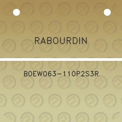 rabourdin-b0ew063-110p2s3r