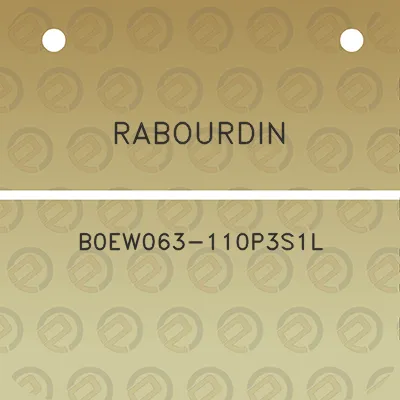 rabourdin-b0ew063-110p3s1l