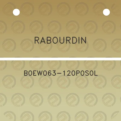 rabourdin-b0ew063-120p0s0l