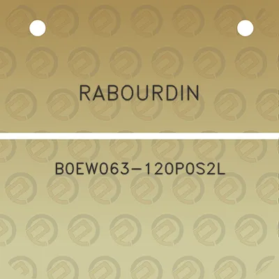 rabourdin-b0ew063-120p0s2l