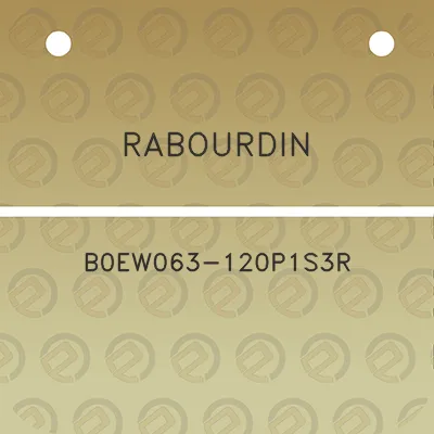 rabourdin-b0ew063-120p1s3r