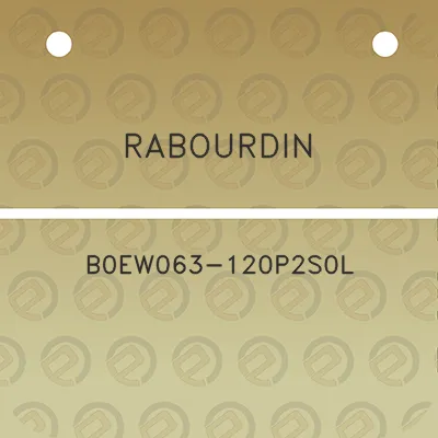 rabourdin-b0ew063-120p2s0l