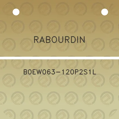 rabourdin-b0ew063-120p2s1l