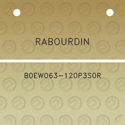 rabourdin-b0ew063-120p3s0r