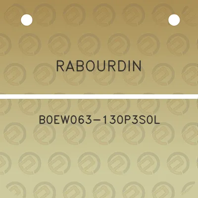 rabourdin-b0ew063-130p3s0l