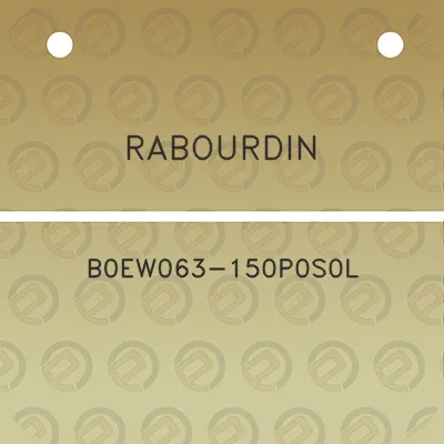 rabourdin-b0ew063-150p0s0l