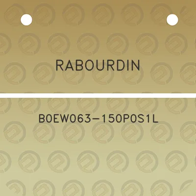 rabourdin-b0ew063-150p0s1l