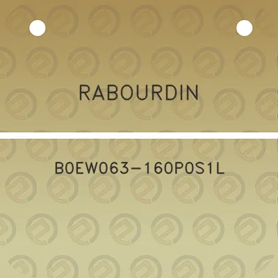 rabourdin-b0ew063-160p0s1l