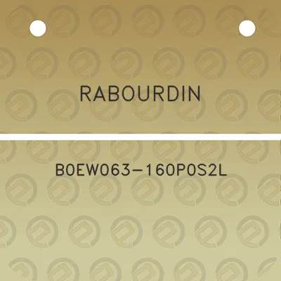 rabourdin-b0ew063-160p0s2l