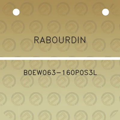 rabourdin-b0ew063-160p0s3l