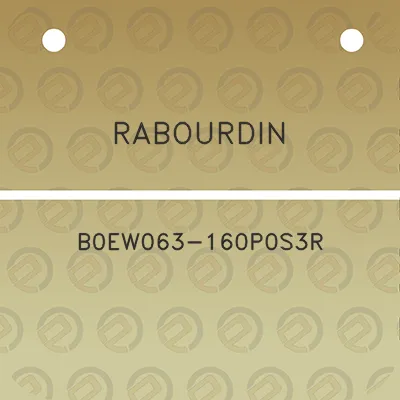 rabourdin-b0ew063-160p0s3r