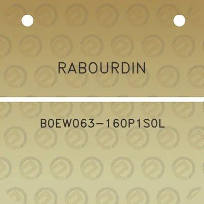 rabourdin-b0ew063-160p1s0l