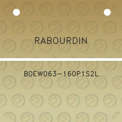 rabourdin-b0ew063-160p1s2l