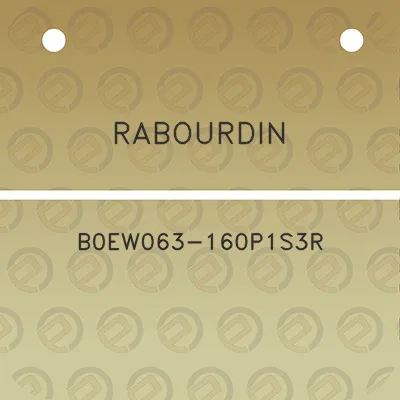 rabourdin-b0ew063-160p1s3r