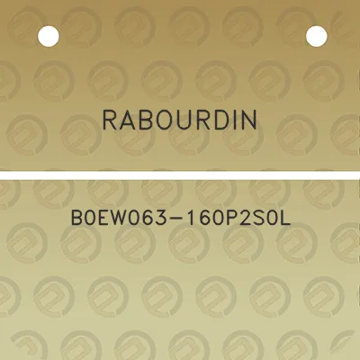 rabourdin-b0ew063-160p2s0l