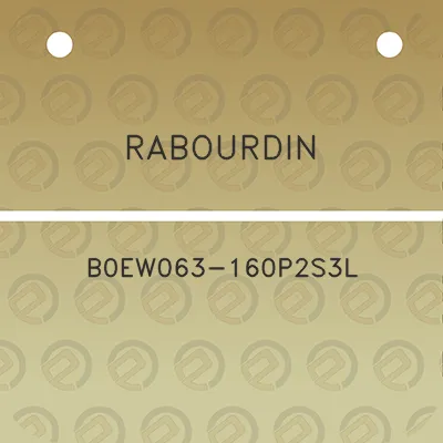 rabourdin-b0ew063-160p2s3l