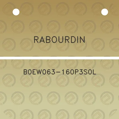 rabourdin-b0ew063-160p3s0l