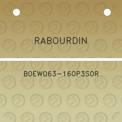 rabourdin-b0ew063-160p3s0r