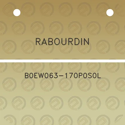 rabourdin-b0ew063-170p0s0l