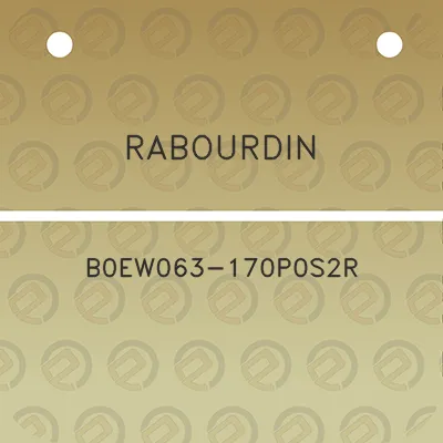 rabourdin-b0ew063-170p0s2r