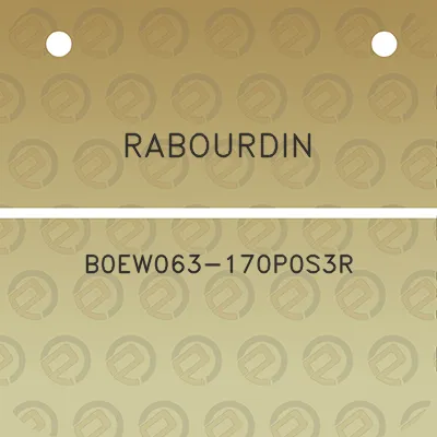 rabourdin-b0ew063-170p0s3r