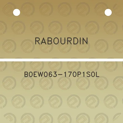 rabourdin-b0ew063-170p1s0l