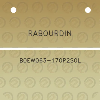 rabourdin-b0ew063-170p2s0l