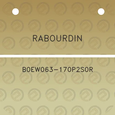 rabourdin-b0ew063-170p2s0r