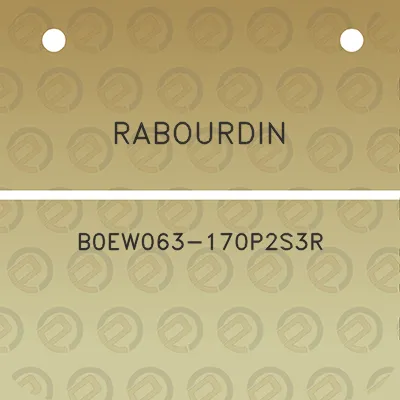 rabourdin-b0ew063-170p2s3r