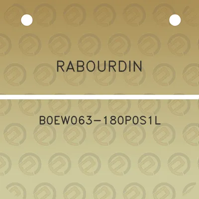 rabourdin-b0ew063-180p0s1l