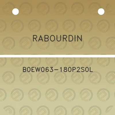 rabourdin-b0ew063-180p2s0l