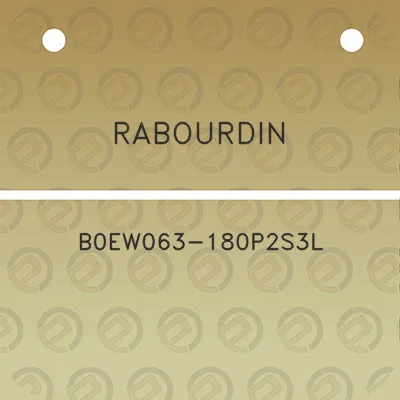 rabourdin-b0ew063-180p2s3l