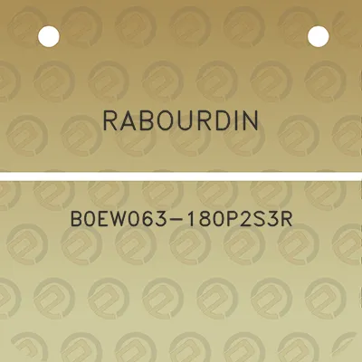 rabourdin-b0ew063-180p2s3r