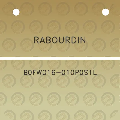 rabourdin-b0fw016-010p0s1l