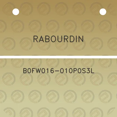 rabourdin-b0fw016-010p0s3l