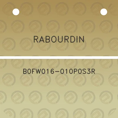rabourdin-b0fw016-010p0s3r