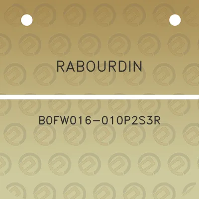 rabourdin-b0fw016-010p2s3r