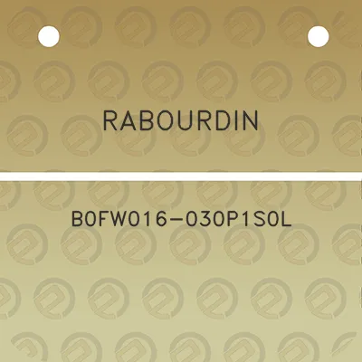 rabourdin-b0fw016-030p1s0l