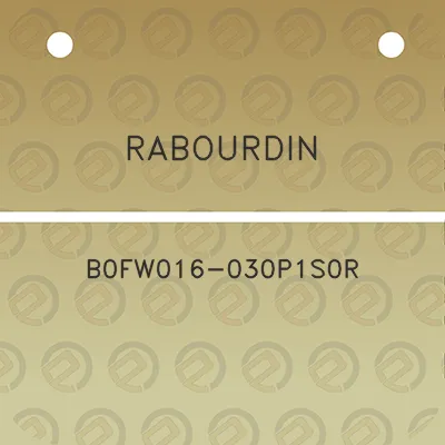 rabourdin-b0fw016-030p1s0r