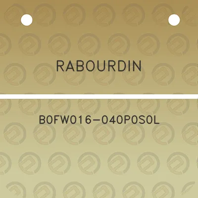 rabourdin-b0fw016-040p0s0l